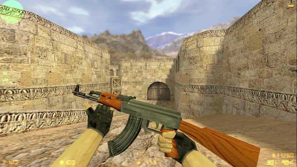 Скачать CS 1.6 с осмотром оружия