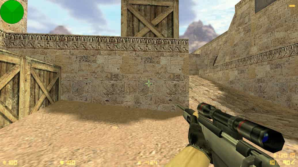 Скачать CS 1.6 с прицелом на AWP