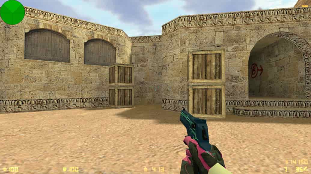 Скачать CS 1.6 с вытянутыми руками