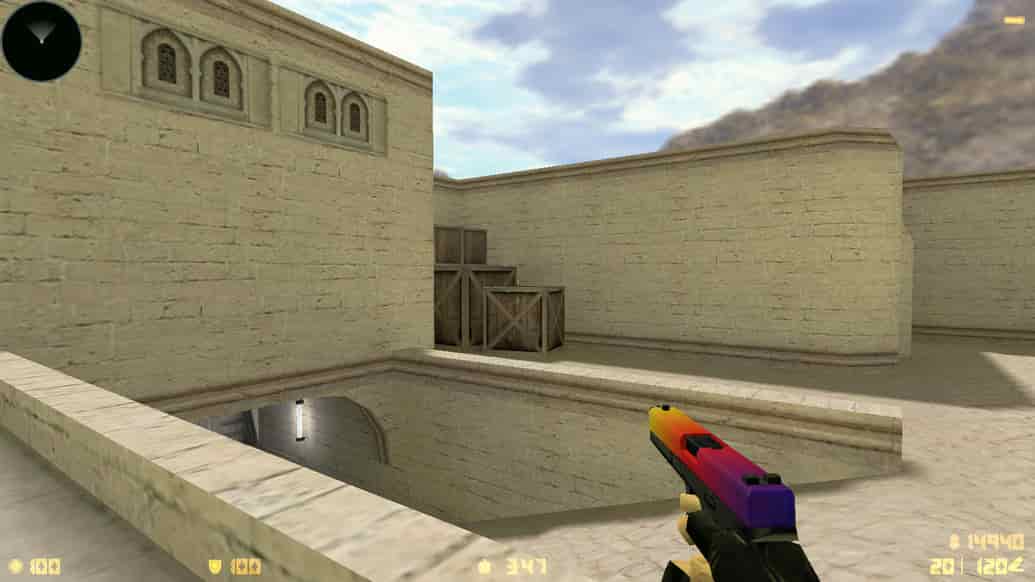 Скачать CS 1.6 CS GO v3 без анимации