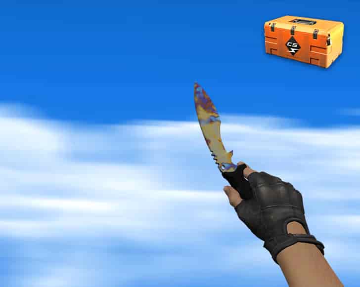 Кукри | Поверхностная закалка (Case Hardened)