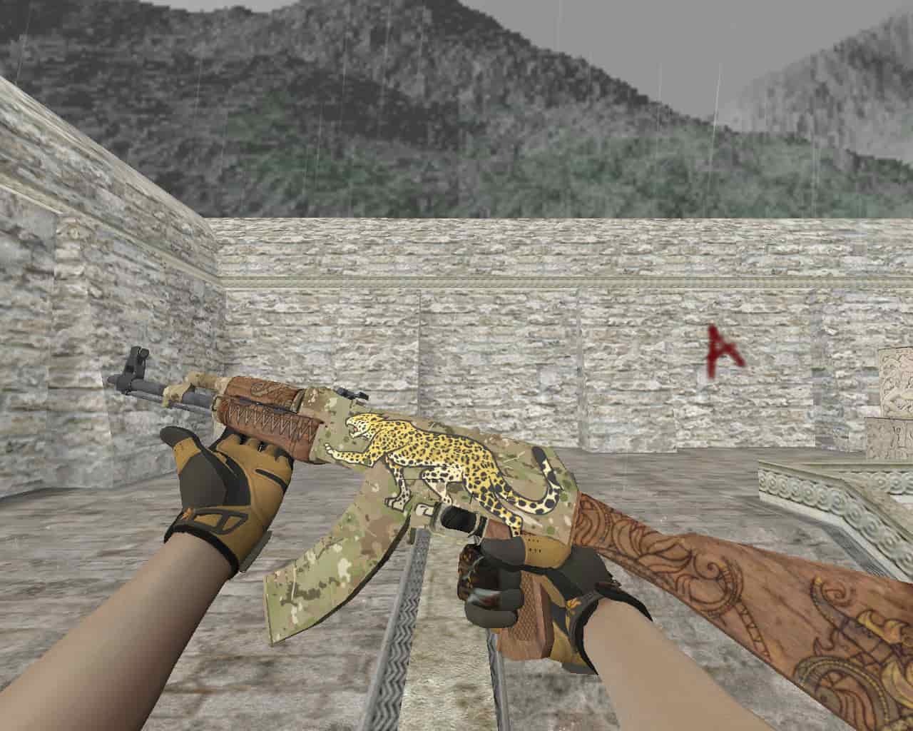 AK-47 Panthera Onca + Спортивные перчатки «Крупная добыча»
