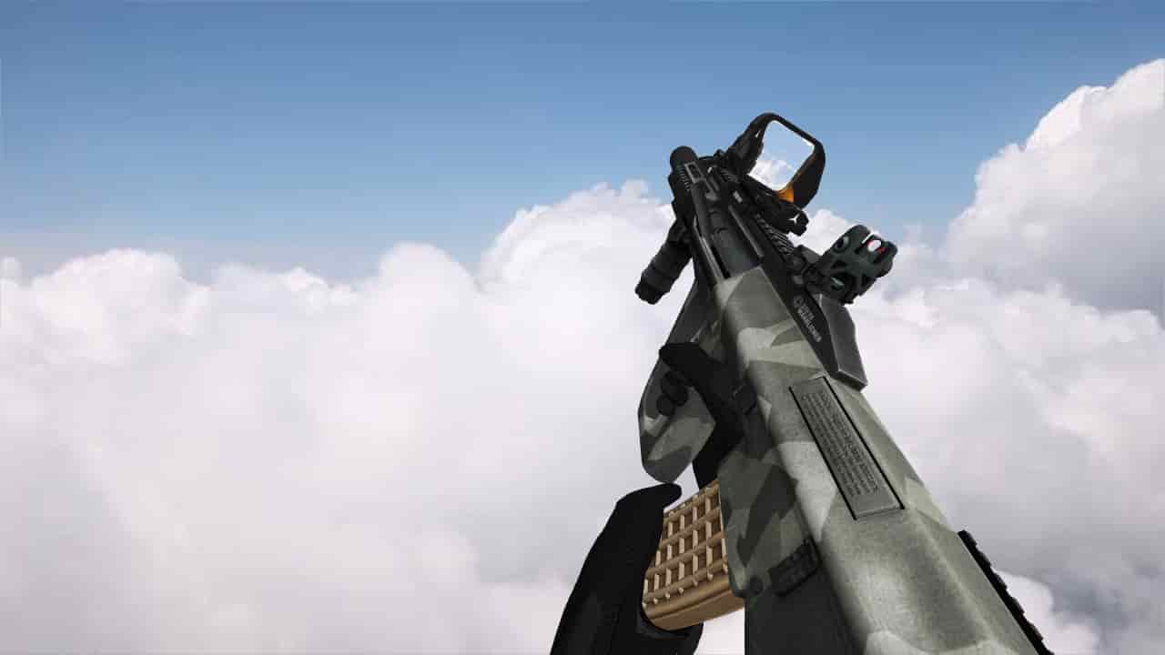 AUG A3 White Camo