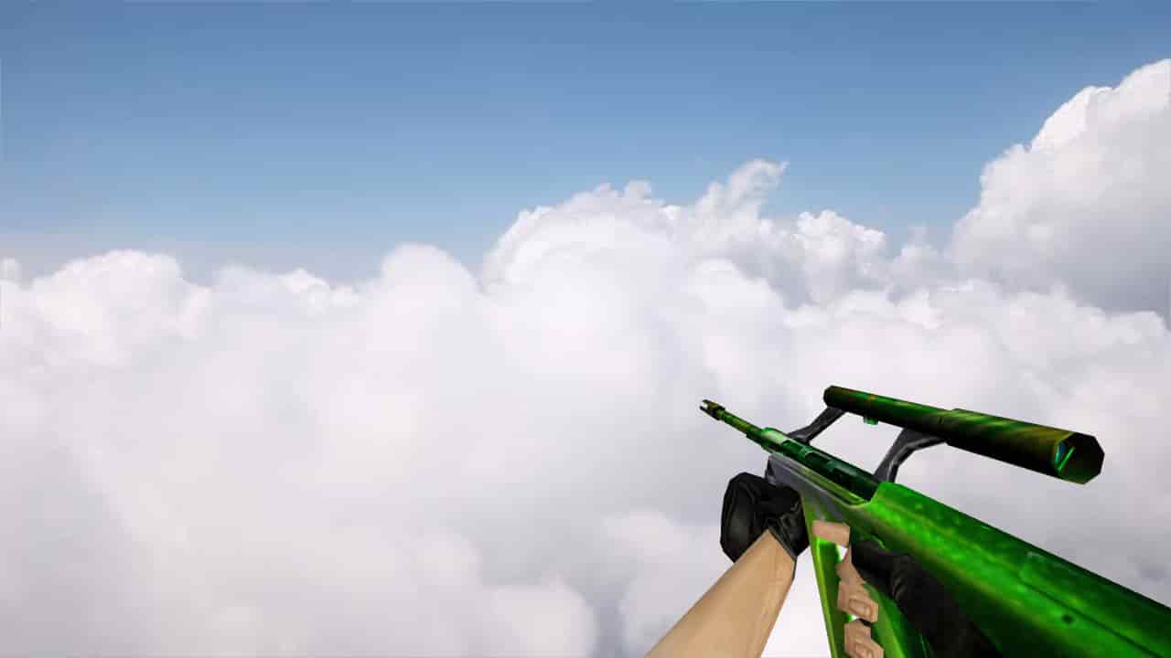 Default AUG Green light