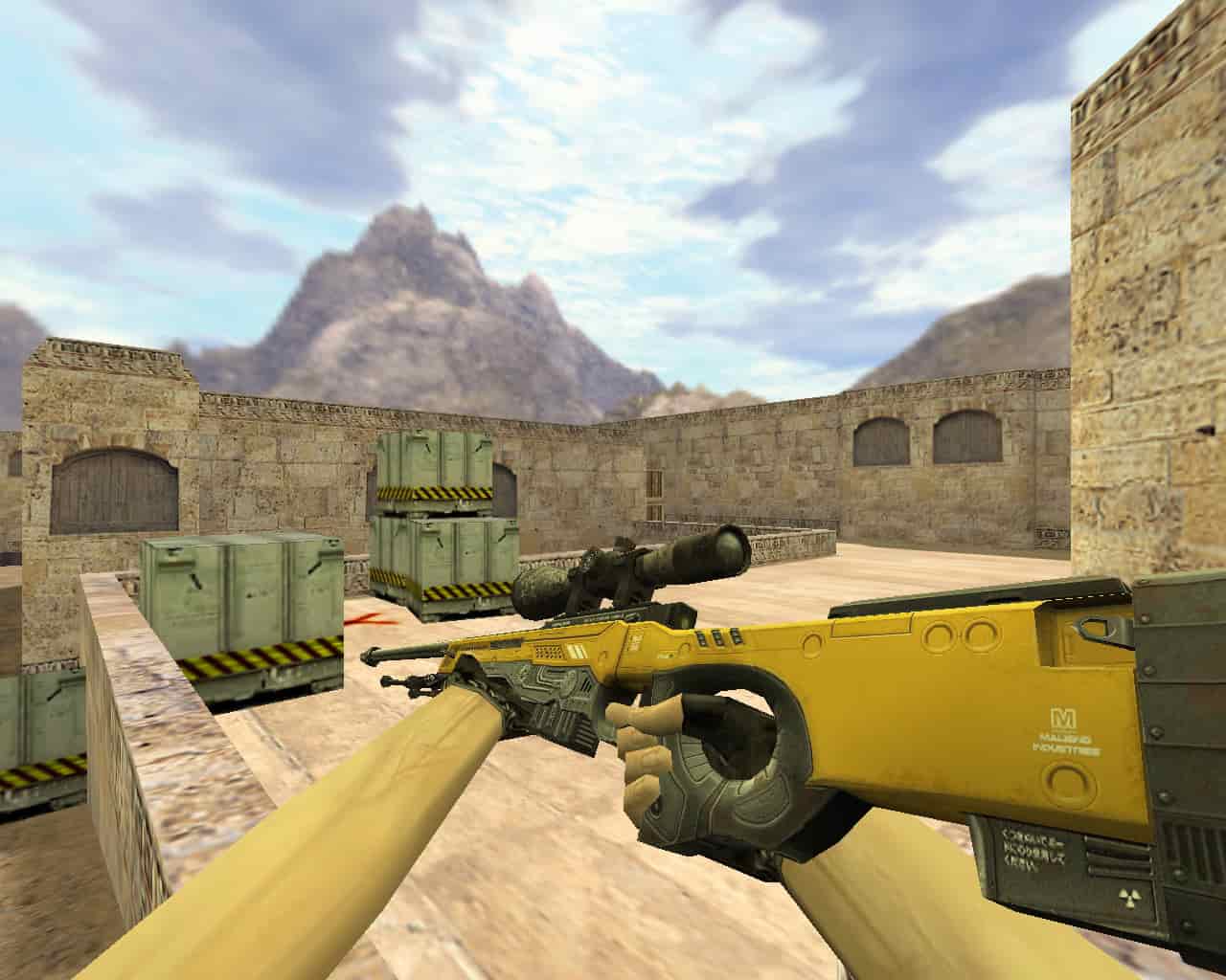 AWP Уничтожитель Желтый