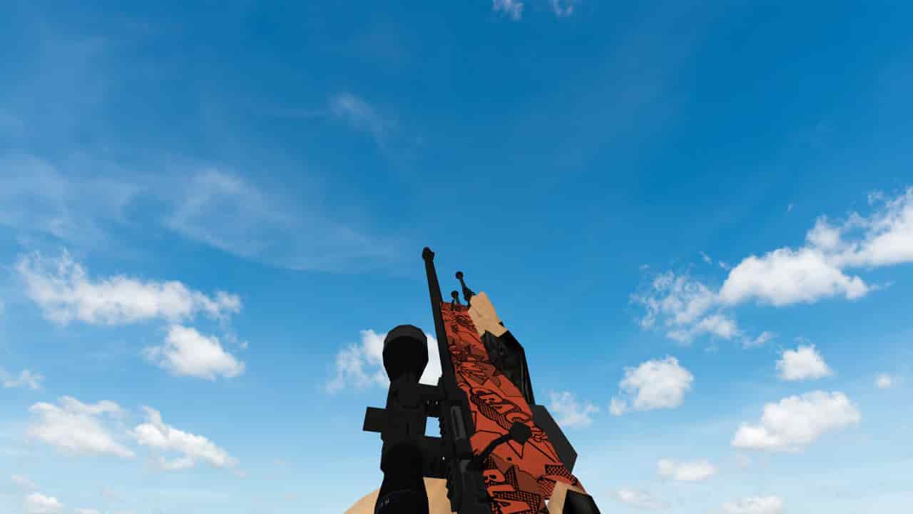 AWP «БАХ» с наклейками