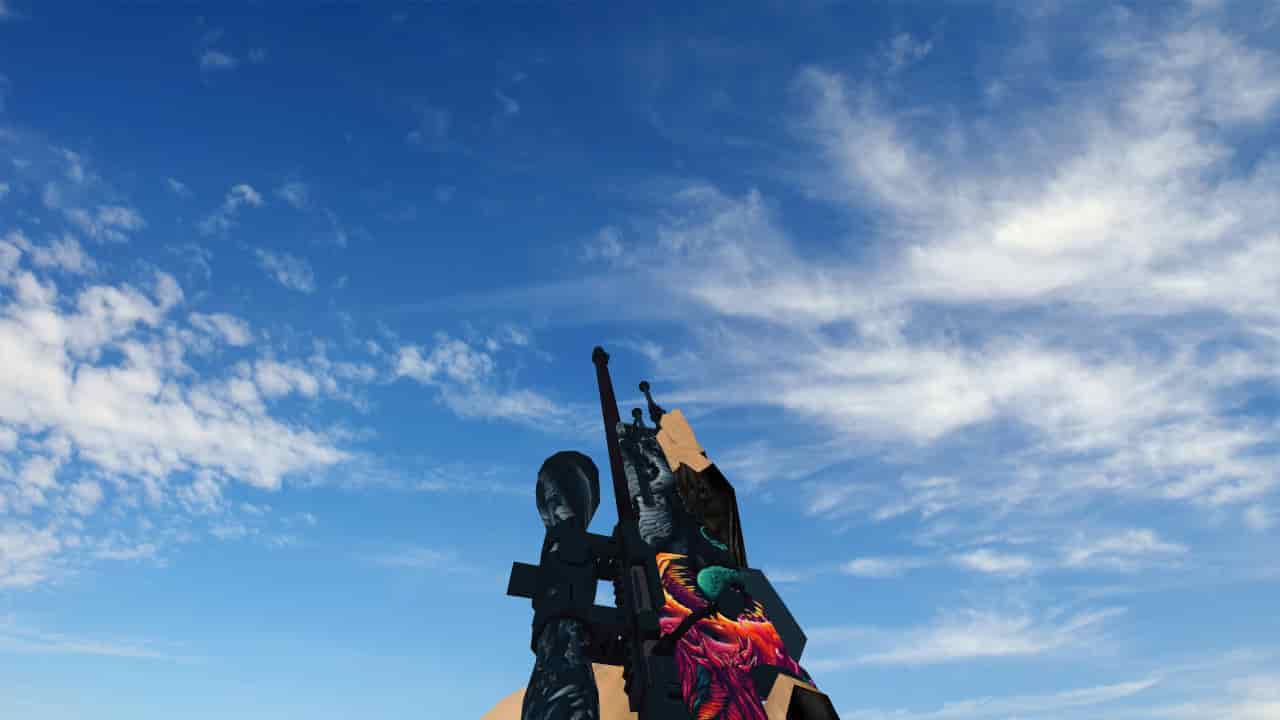 AWP «Скоростной зверь» с наклейками