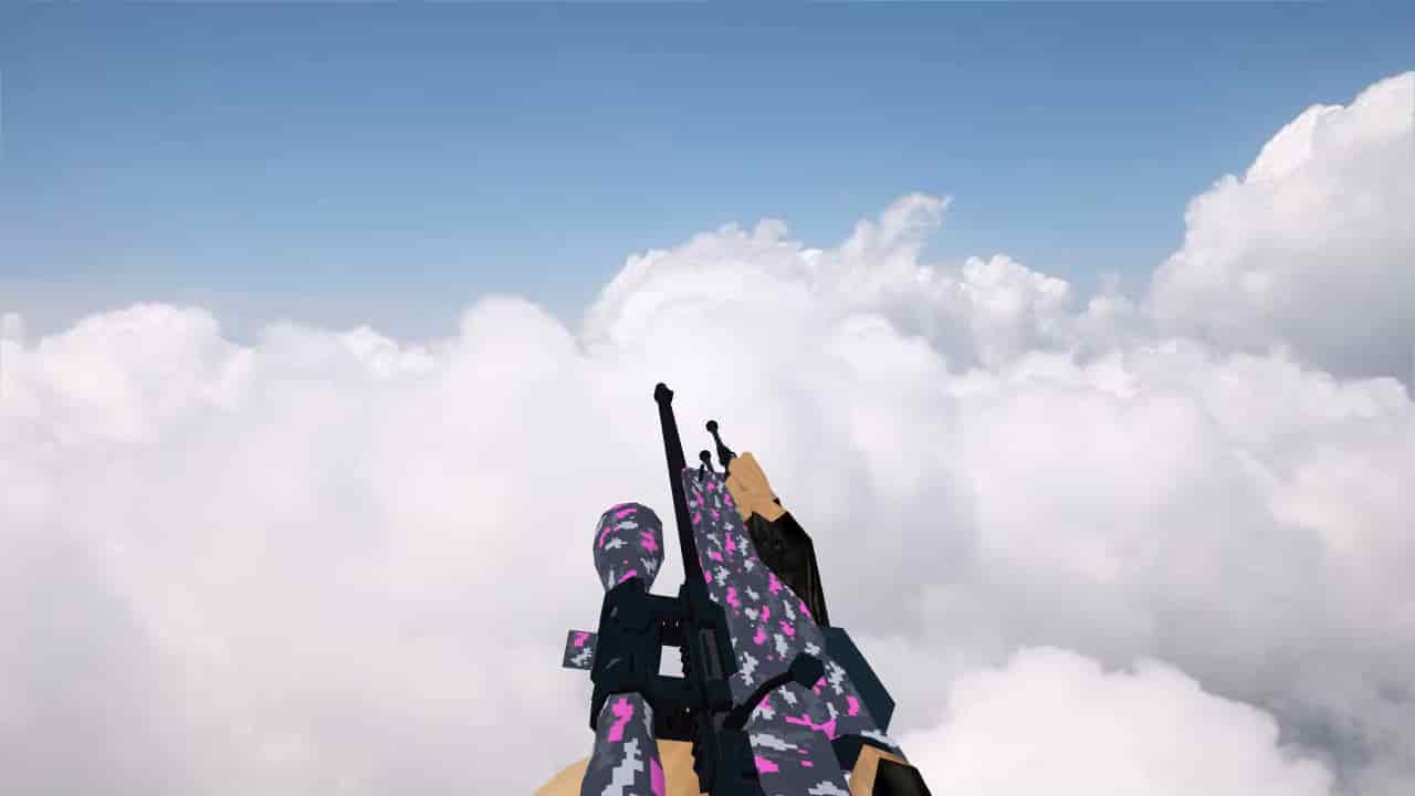AWP Пиксельный камуфляж «Розовый»
