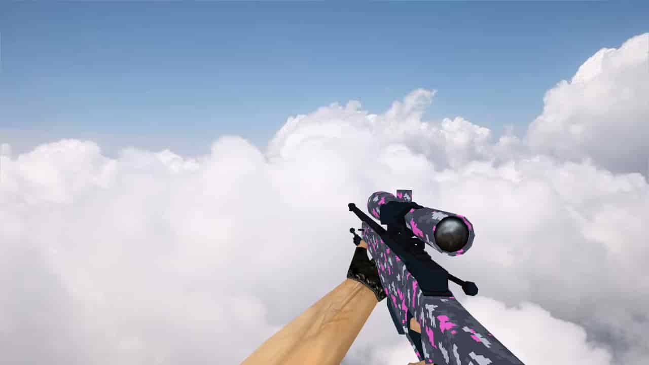 AWP Пиксельный камуфляж «Розовый»