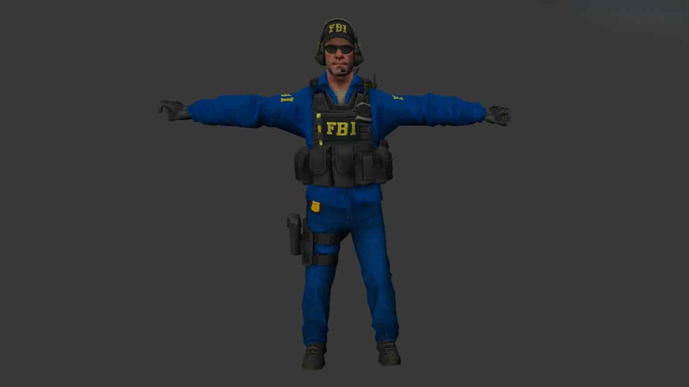 CS GO FBI Agent 1