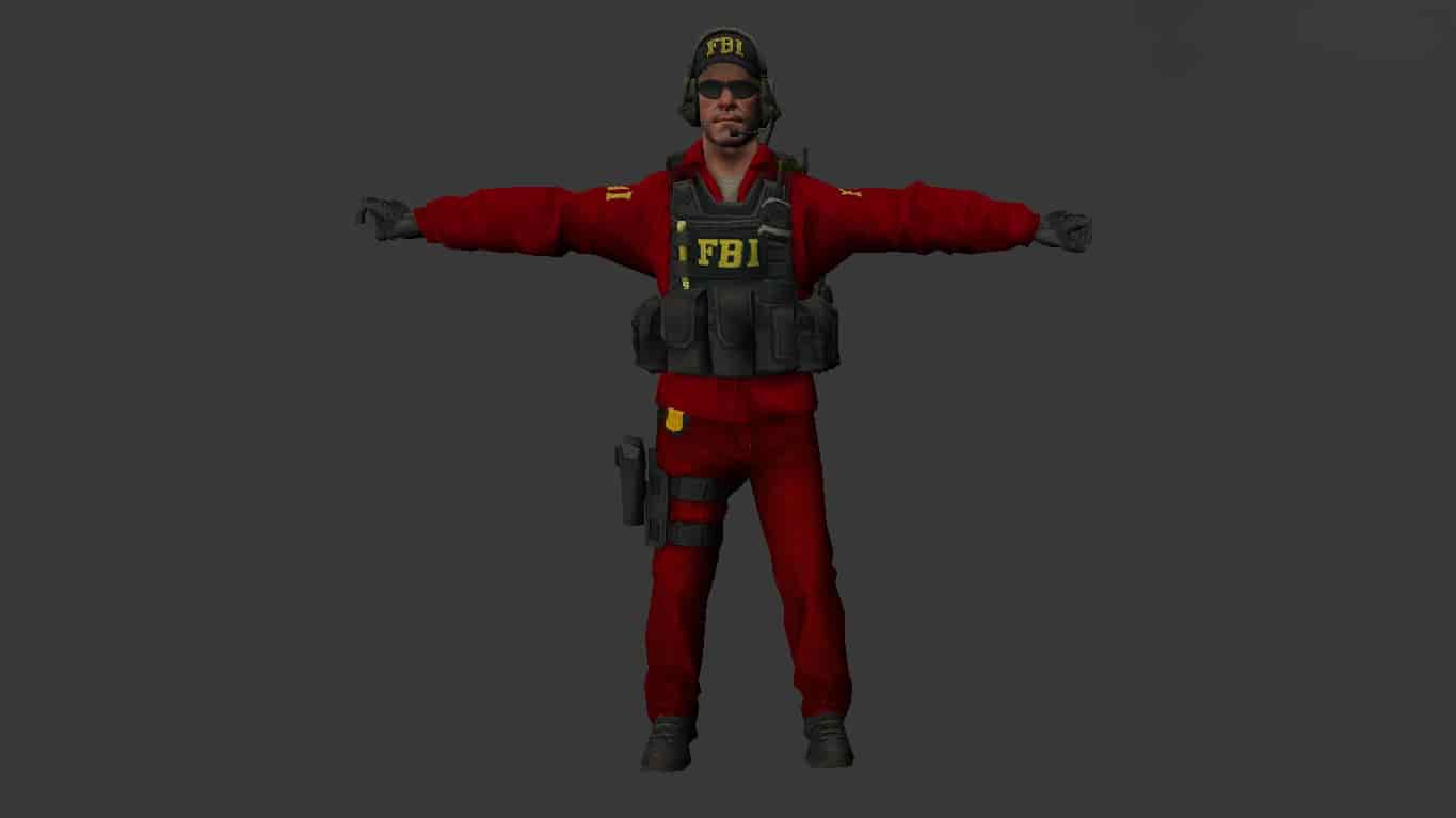 CS GO FBI Agent 1