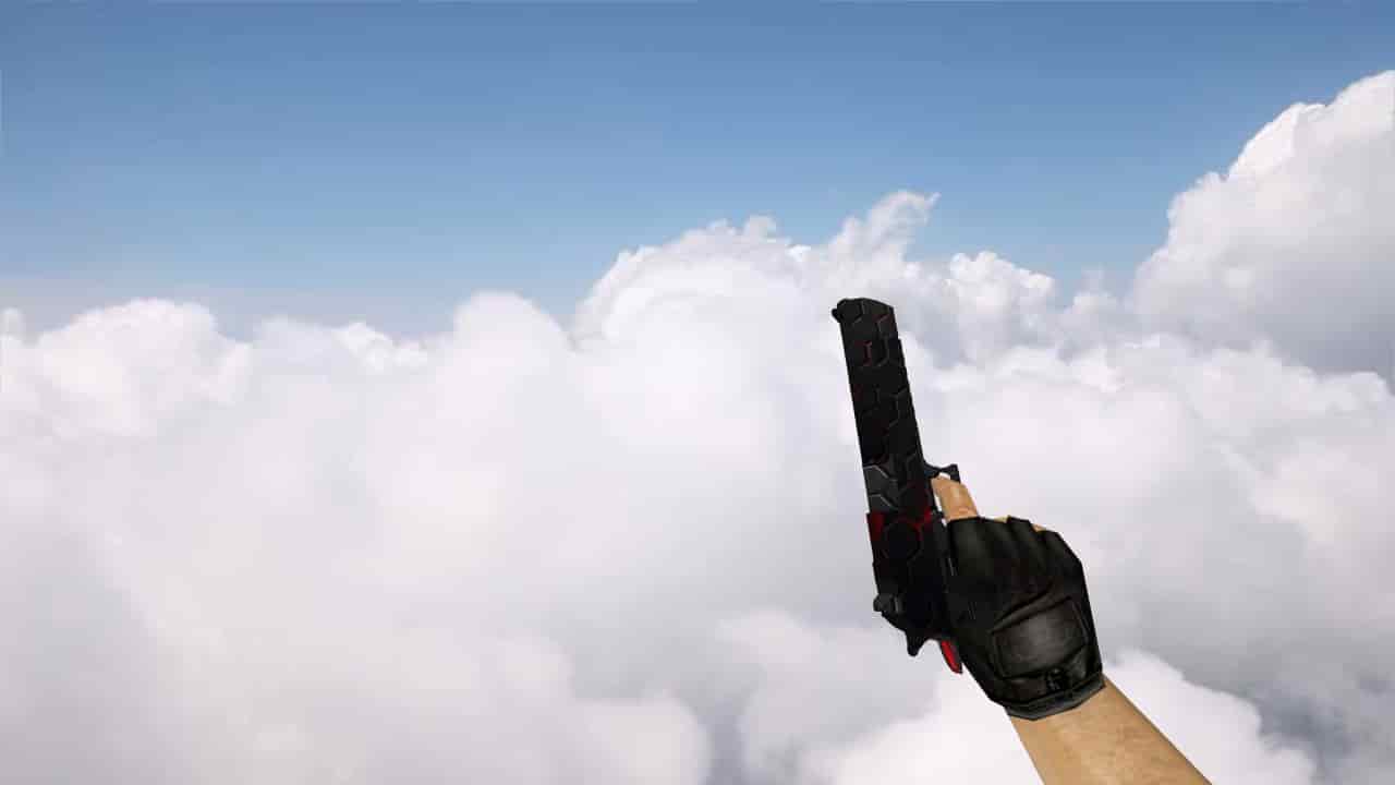Deagle Red Black Carbon