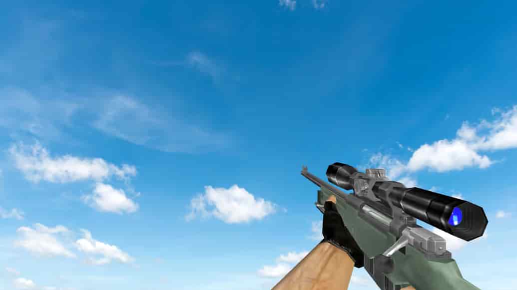 Пак моделей оружия «Default Weapons Chromed»