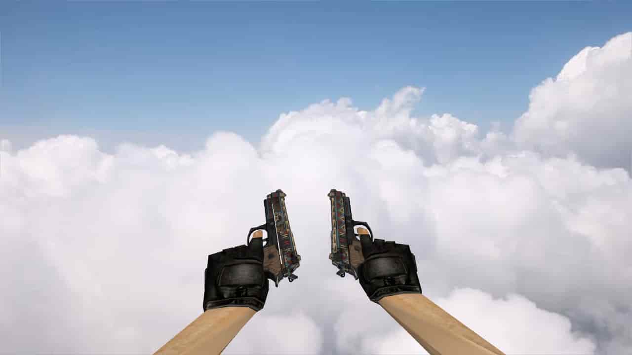 Dual Berettas Tribal Sky