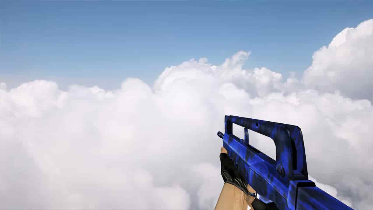 Default Famas Blue Tiger
