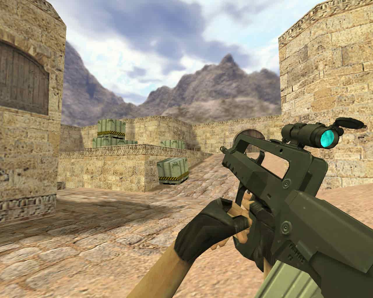 Famas Синяя оптика