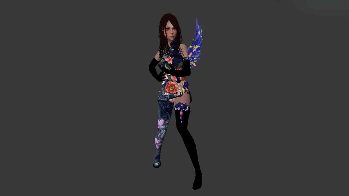 Girl Angel Retextured