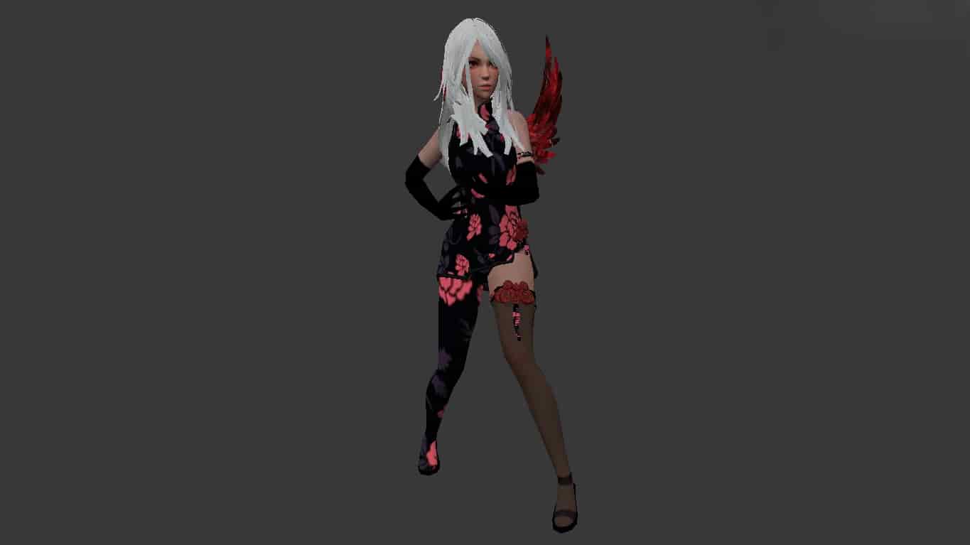 Girl Angel Retextured