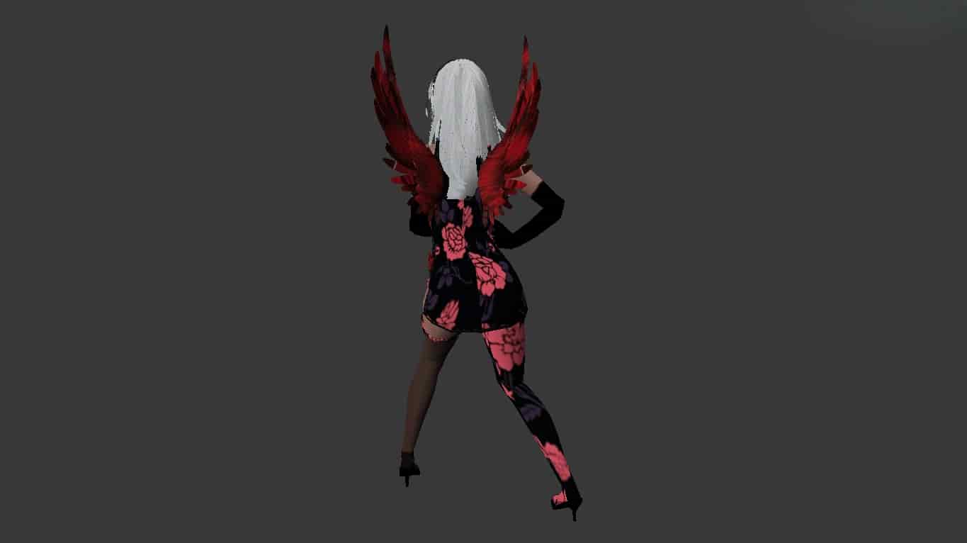 Girl Angel Retextured