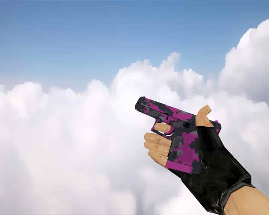 Glock-18 | Пиксельный камуфляж «Розовый» (Pink DDPAT)