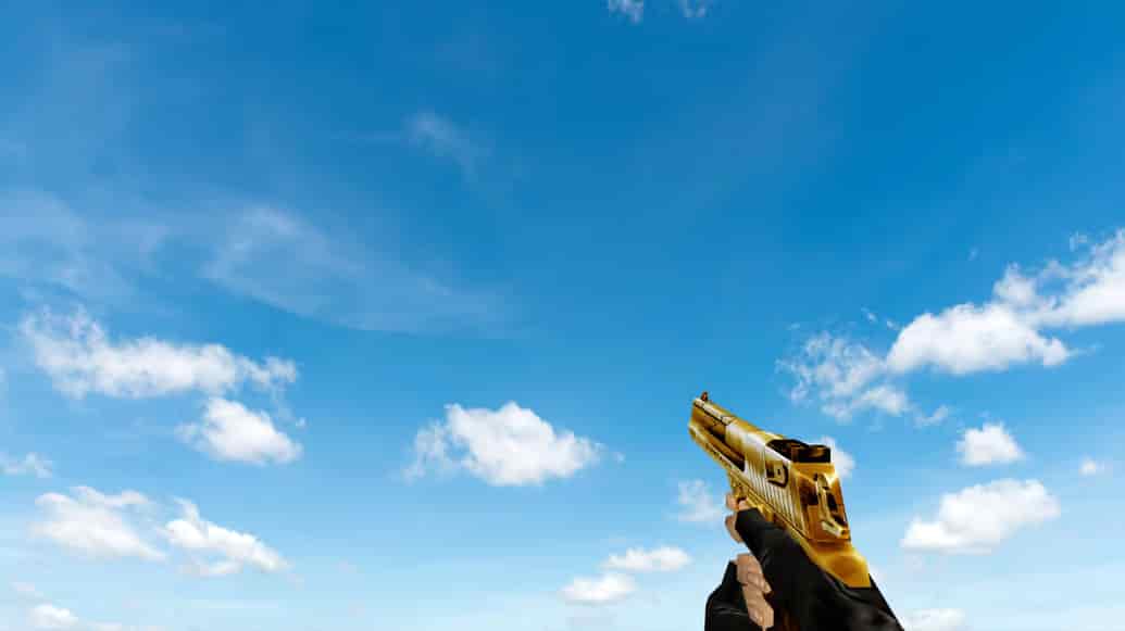Пак моделей оружия «Gold Weapons Pack V3»