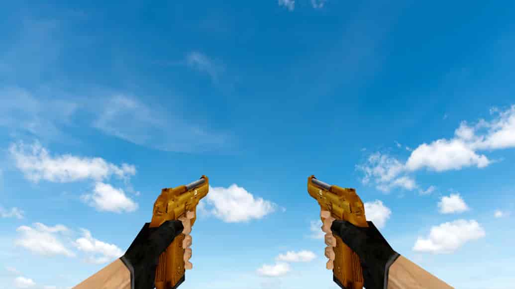 Пак моделей оружия «Gold Weapons Pack V3»