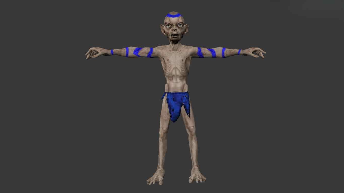 Голлум Retextured