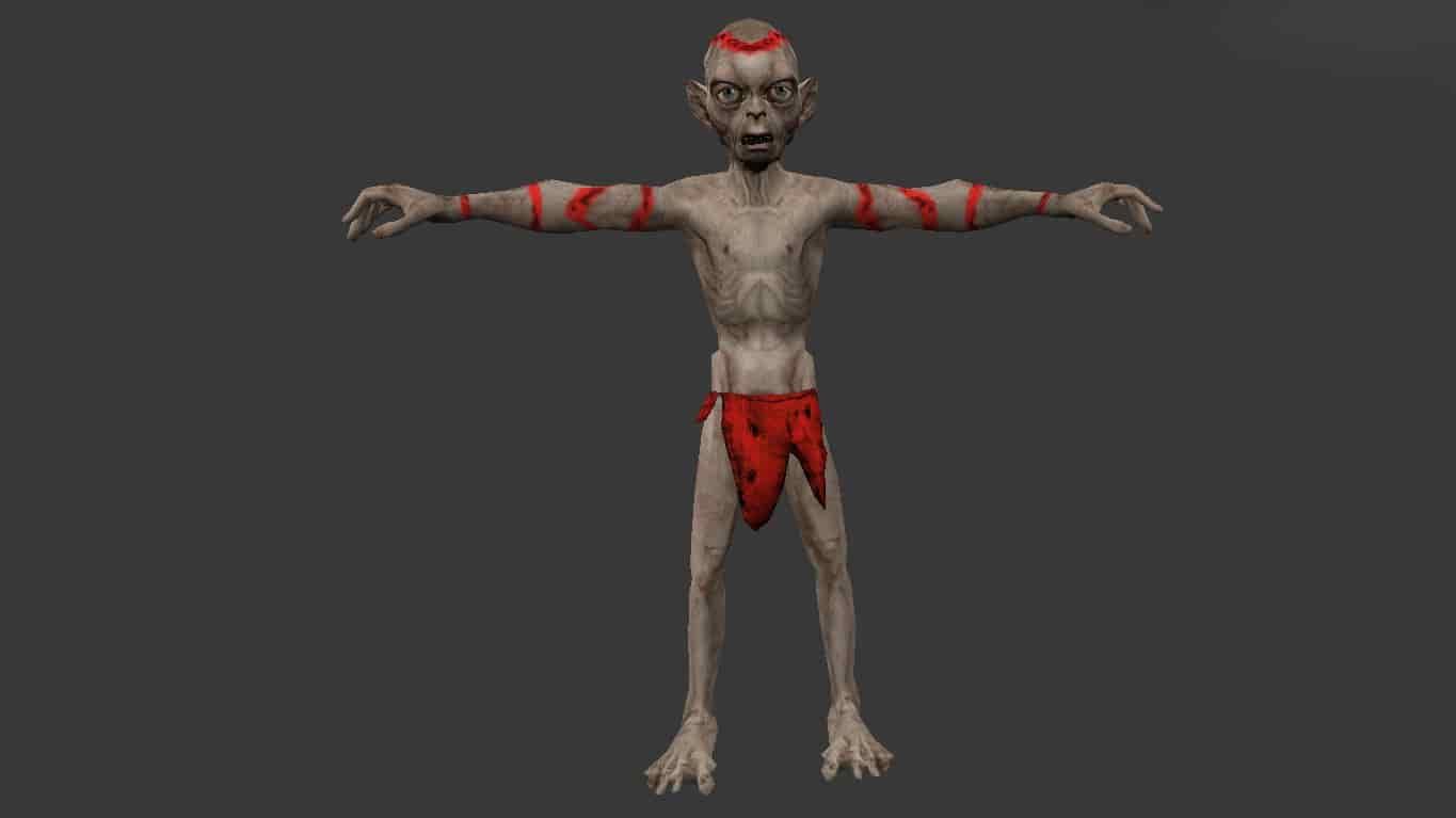 Голлум Retextured