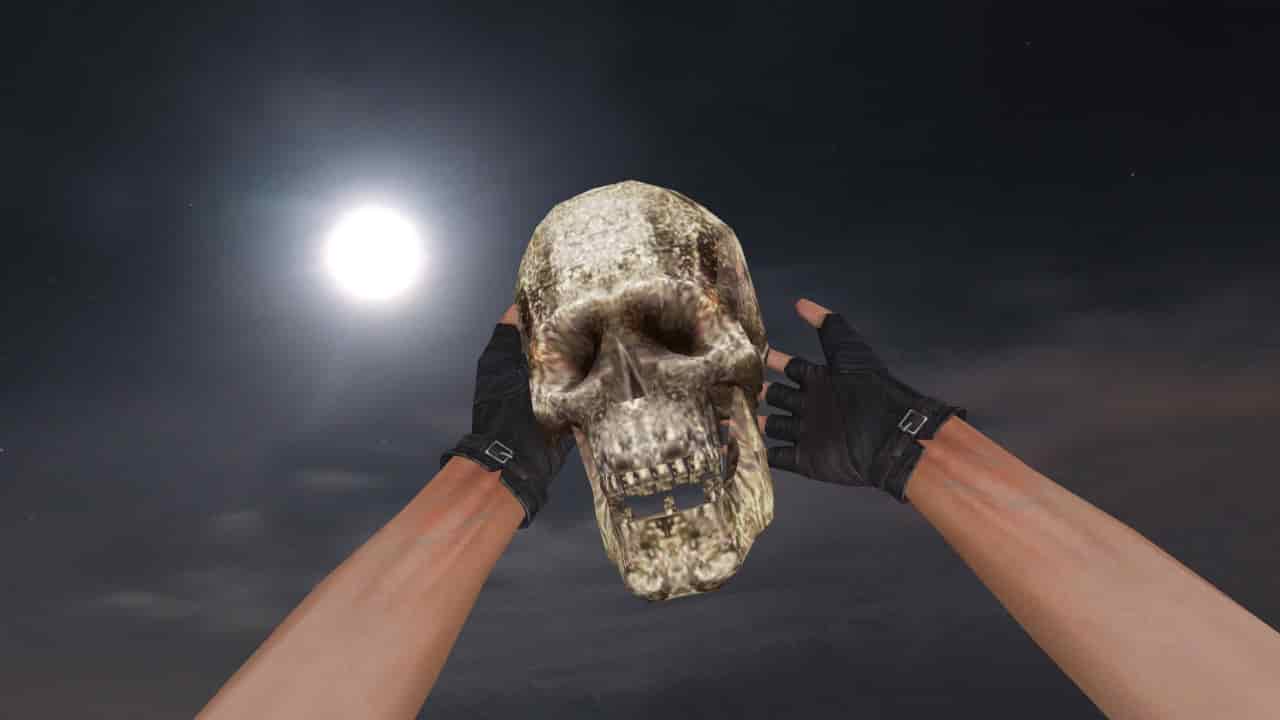 Human Skull Grenade
