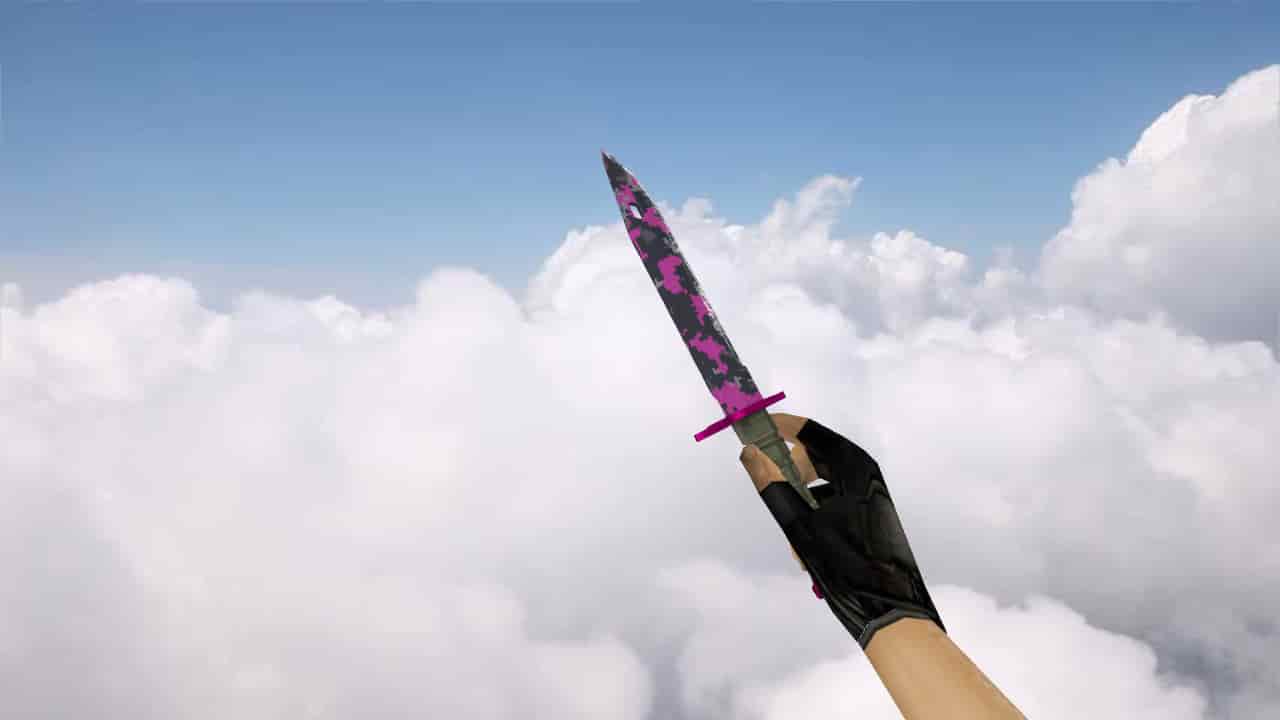 Bayonet «Пиксельный камуфляж "Розовый"»
