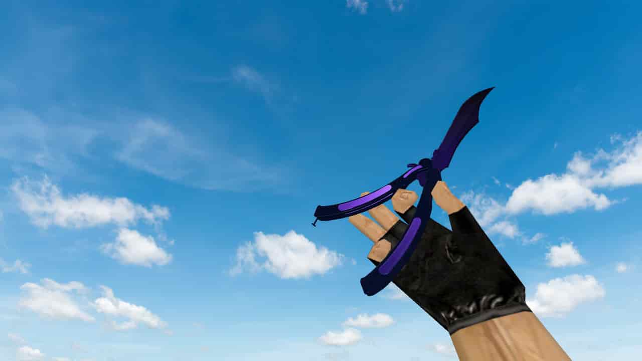 Butterfly Knife Northern Lights