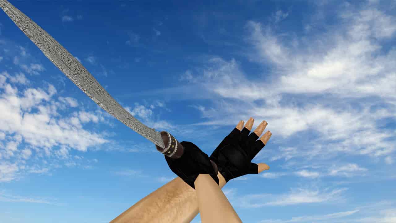 Kukri «Дамасская сталь»