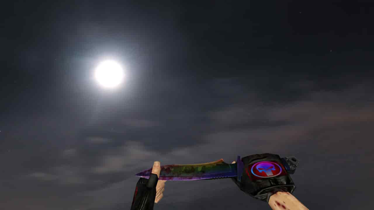 Default Knife Bloody Rainbow