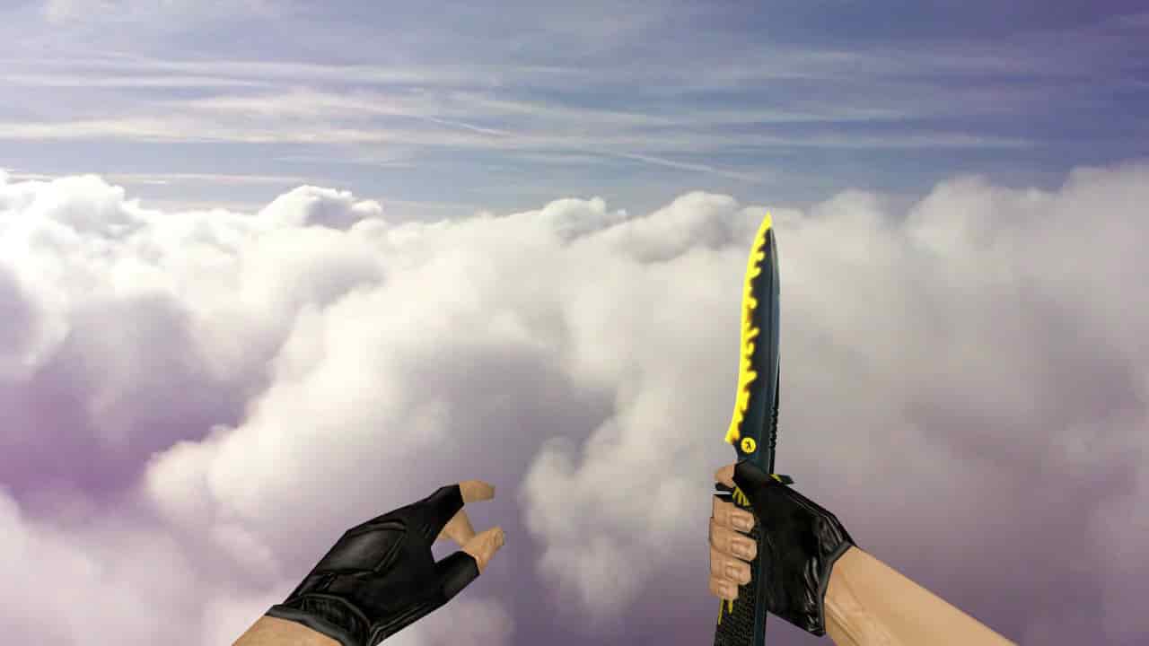 Default Knife Yellow-Hand