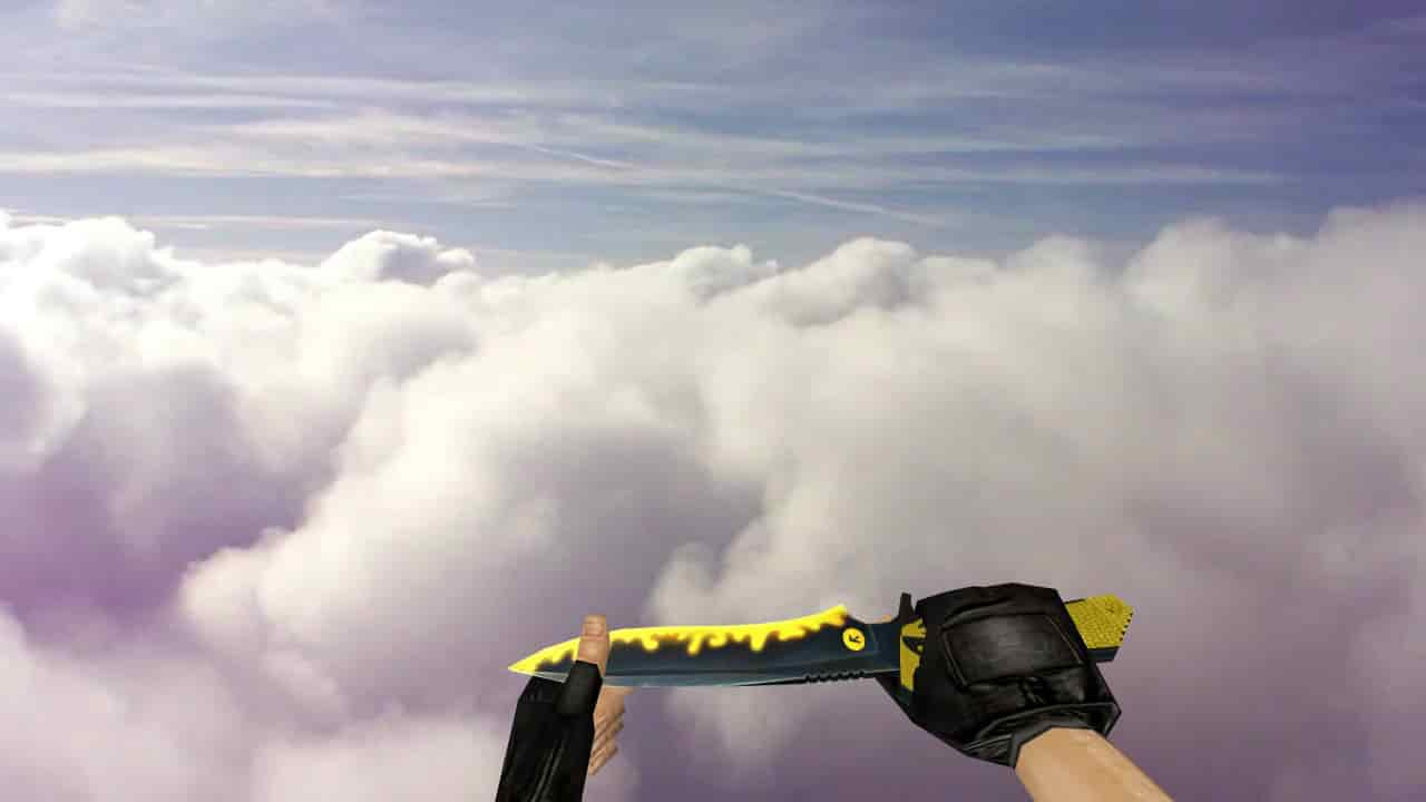 Default Knife Yellow-Hand