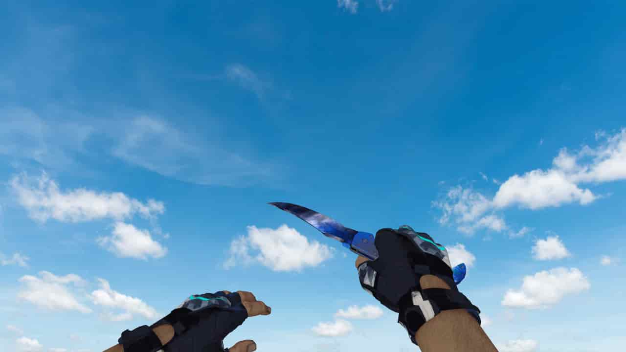 Falchion Doppler Blue