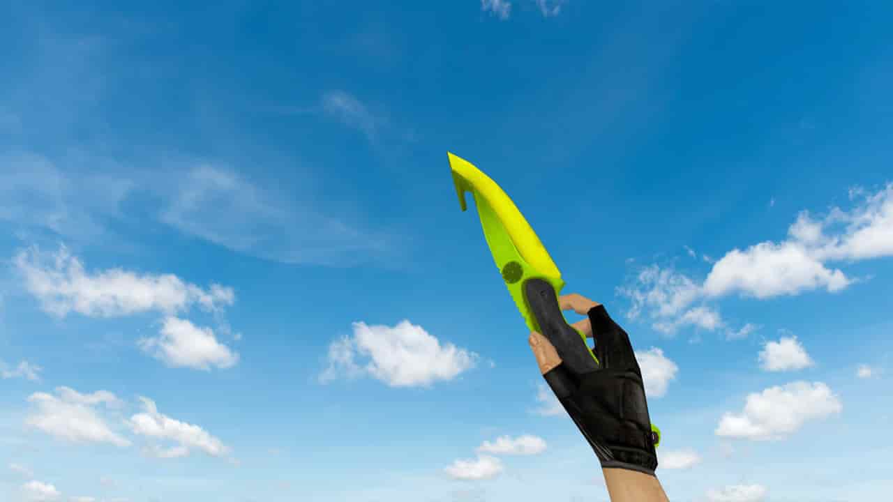 Gut Knife Hecklux Lime