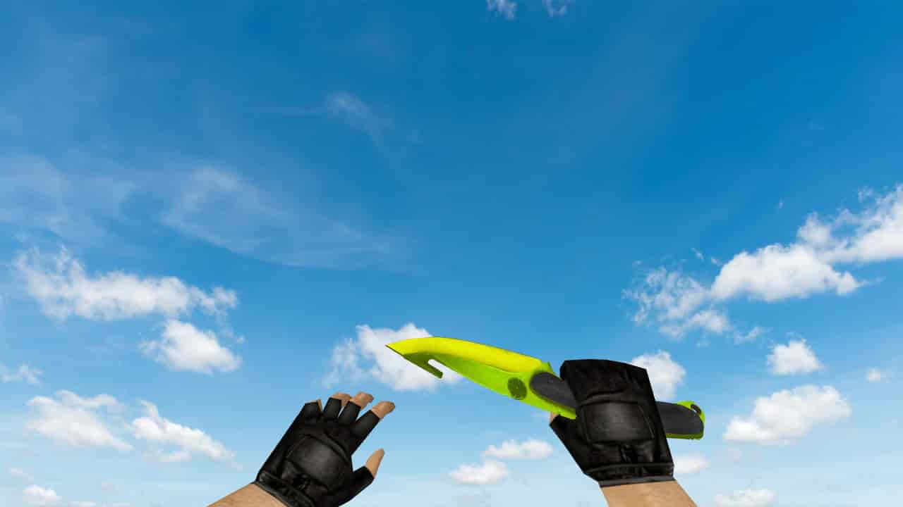 Gut Knife Hecklux Lime
