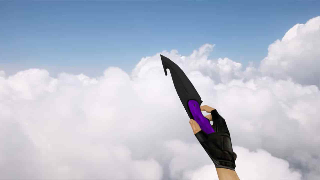 Нож с лезвием-крюком «Ультрафиолет»