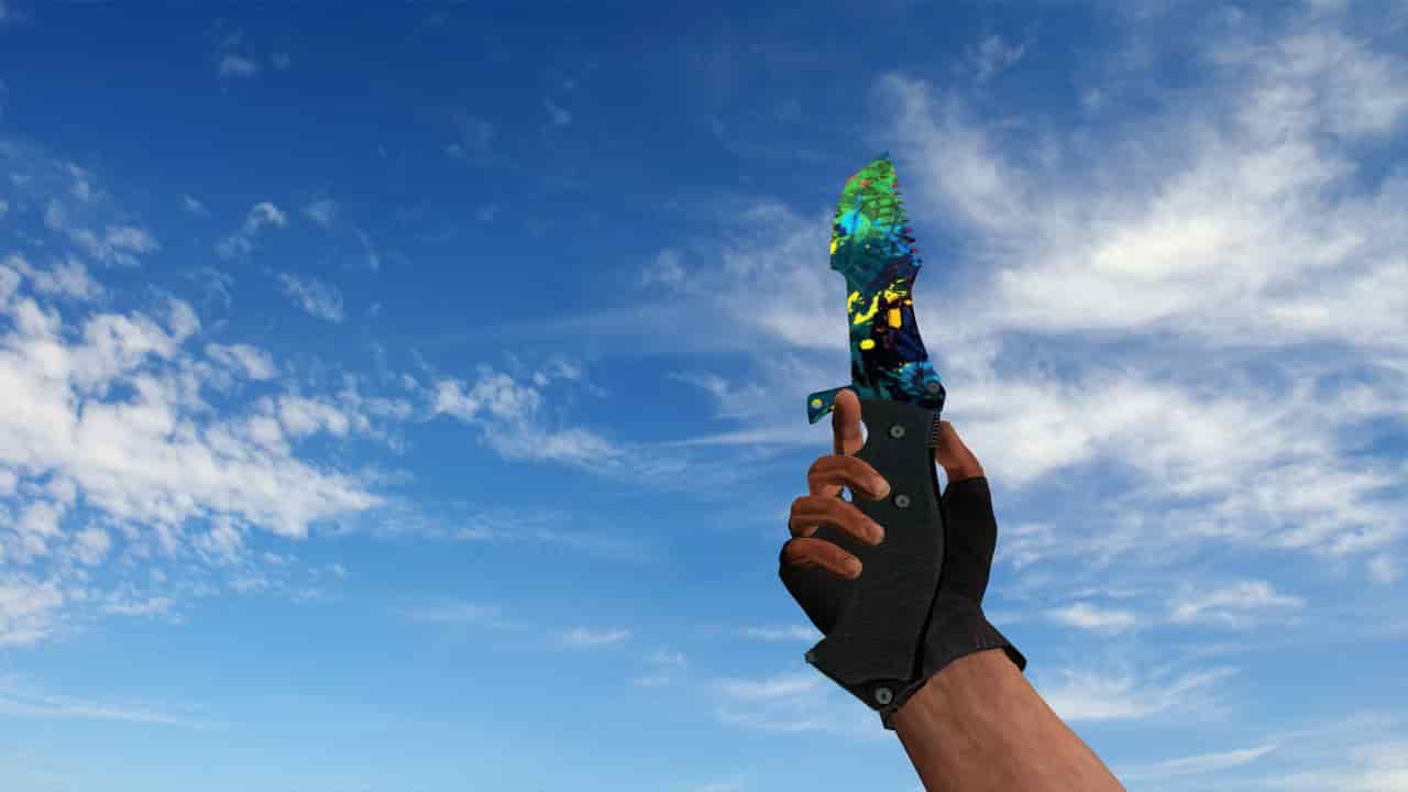 Huntsman Knife Paintsplash