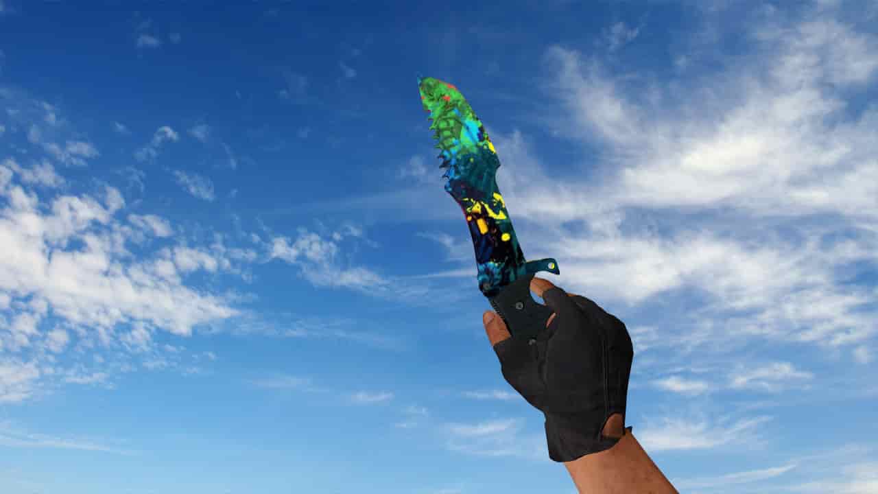 Huntsman Knife Paintsplash