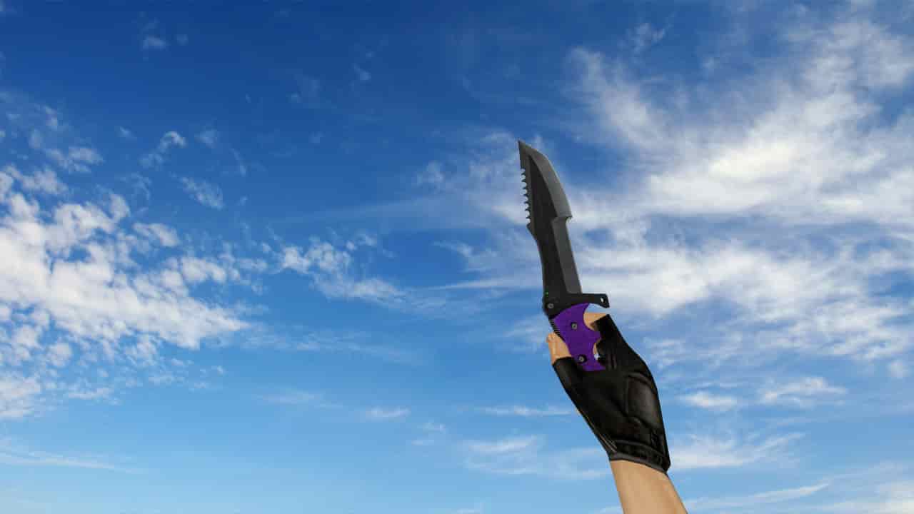 Охотничий нож Knife «Ультрафиолет»