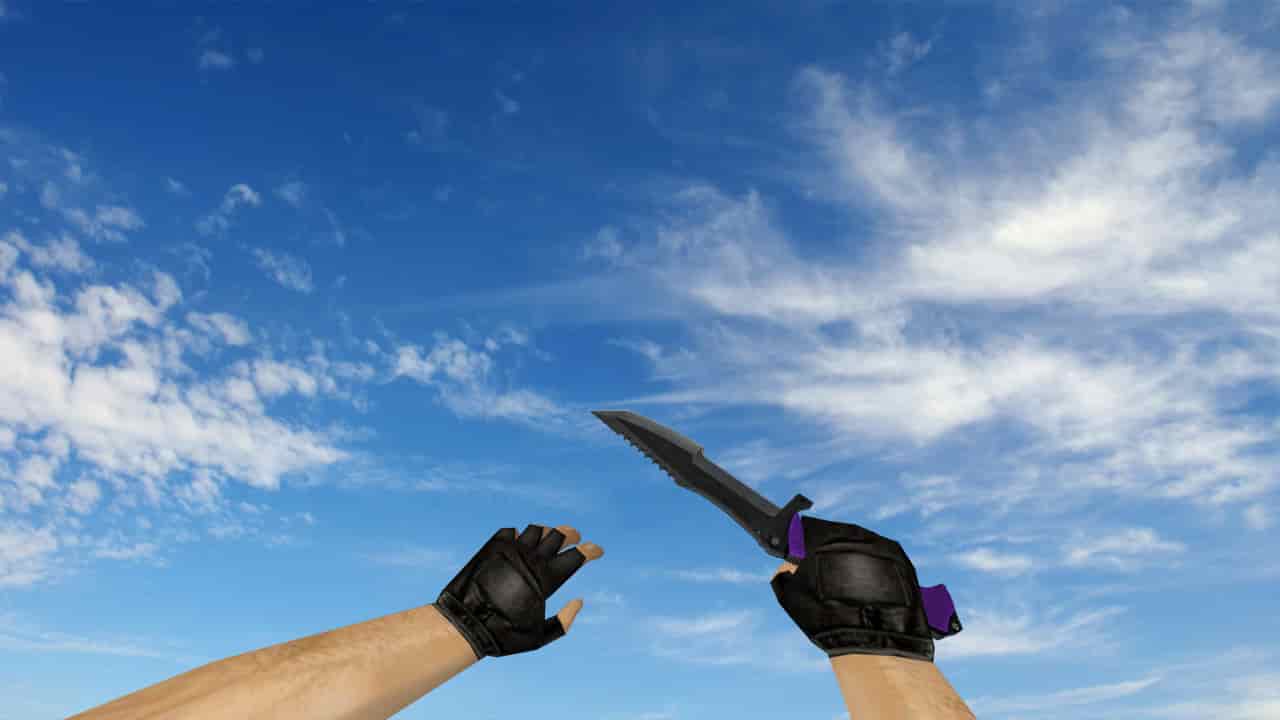 Охотничий нож Knife «Ультрафиолет»
