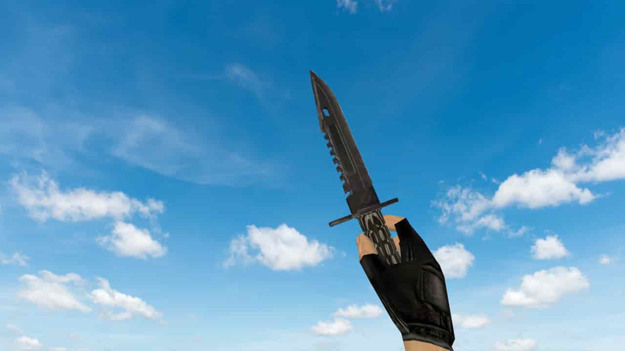 Штык-нож M9 «Черный глянец» v2