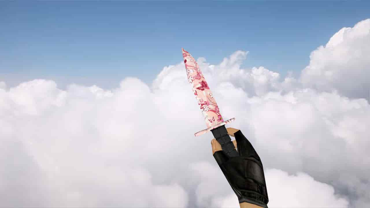 Штык-нож М9 «Розовые цветы»