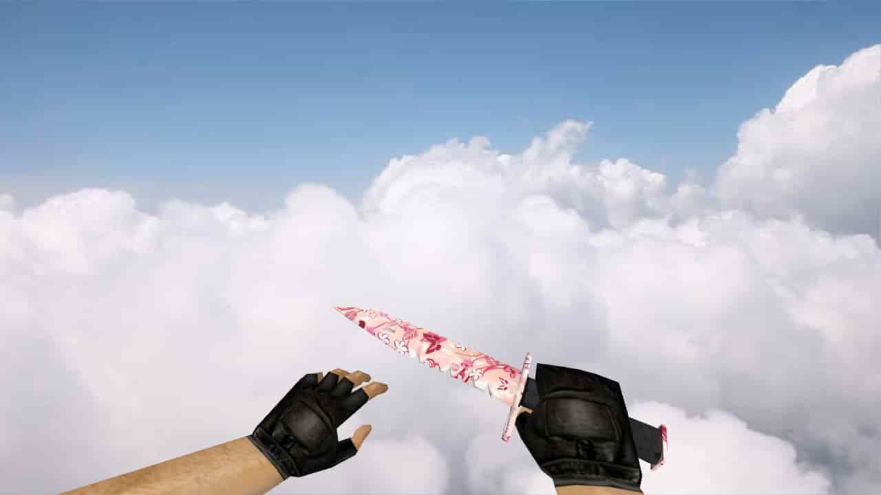 Штык-нож М9 «Розовые цветы»