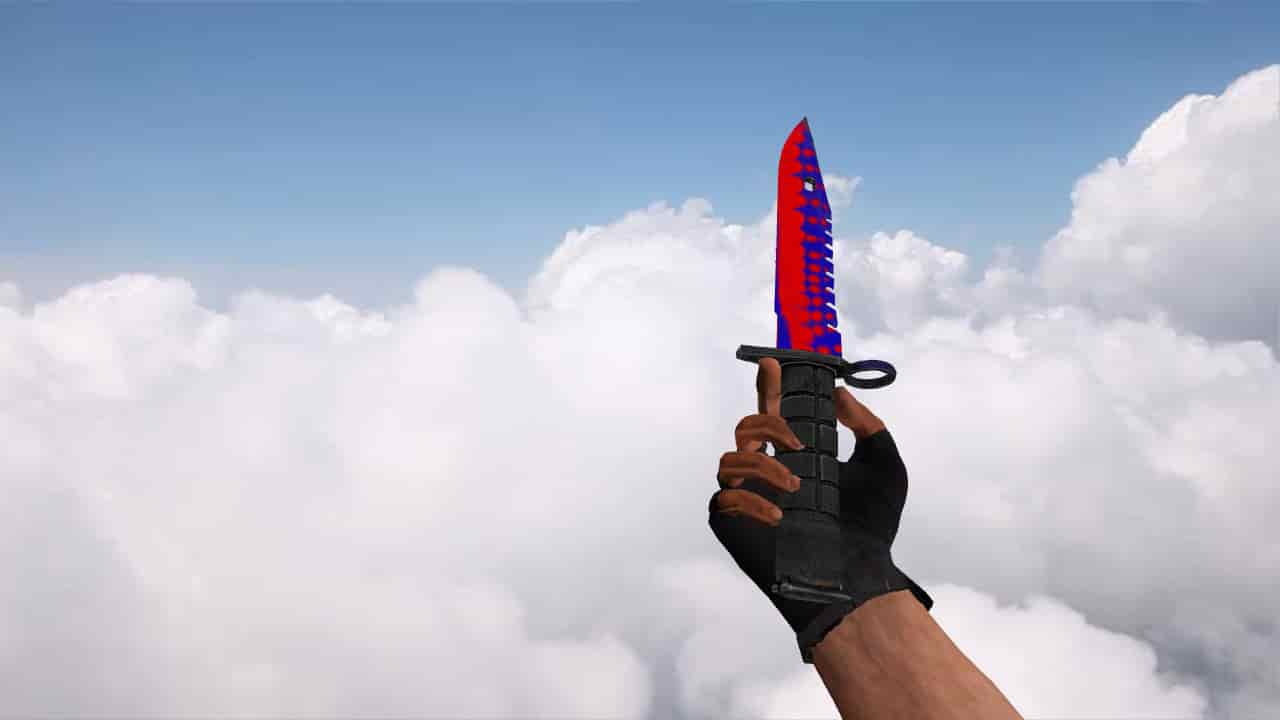 M9 Bayonet Red Bubbles