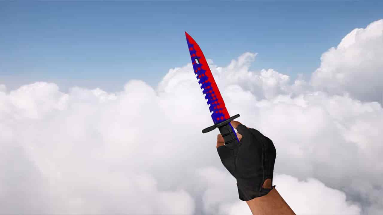 M9 Bayonet Red Bubbles
