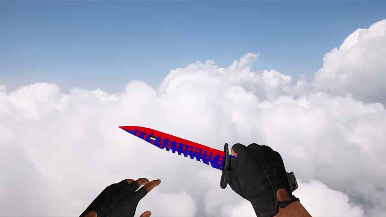 M9 Bayonet Red Bubbles