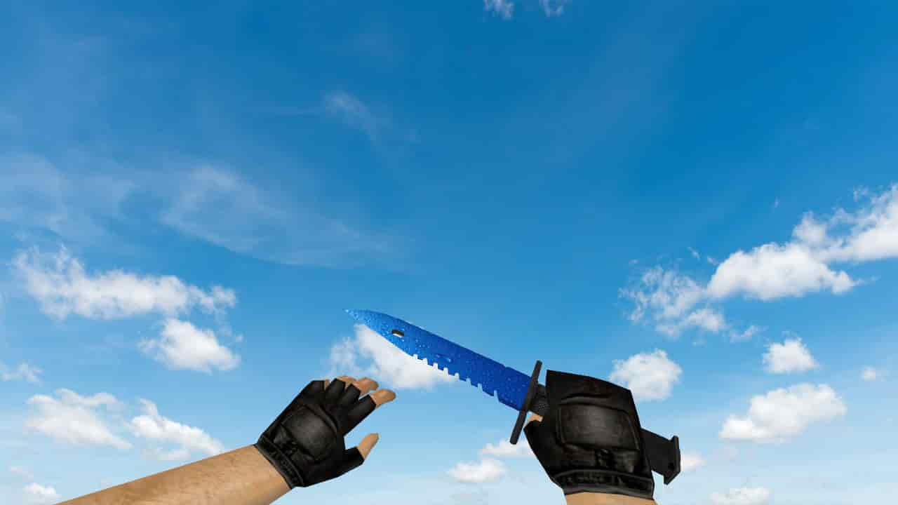 M9 Bayonet Water Drops